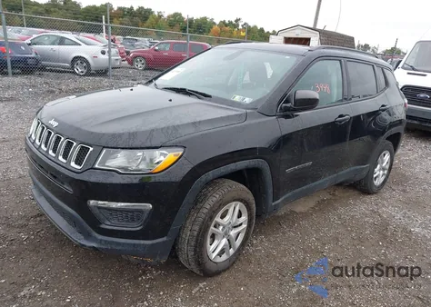 2018 Jeep Compass Sport 4X4 z USA, uszkodzony, nr VIN 3C4NJDAB5JT256830